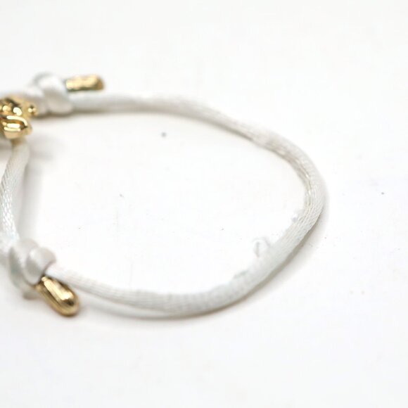 Kidada Disney Couture Tinkerbell Bambi Bracelet 14K Gold Plated Silk Red White - Picture 6 of 15